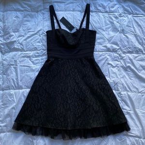 Kaya Black Bodice Dress